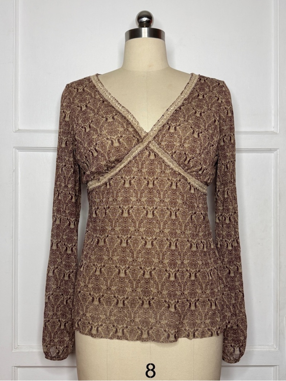 Axcess boho mesh top